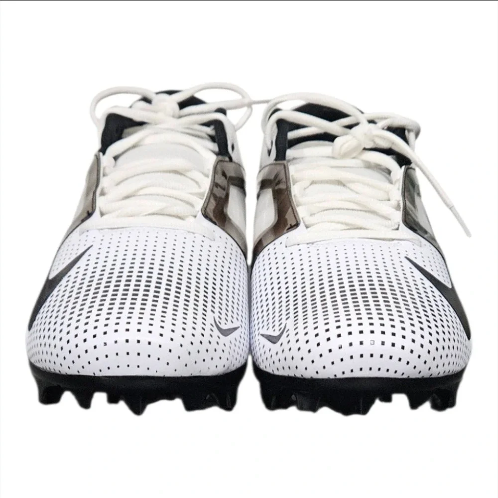 Nike Alpha Menace 4 Pro White Black Football Cleats Men's Size 16 FZ7702-105 New